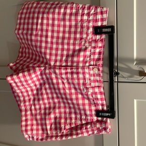 Women’s polo size 10 pink gingham shorts